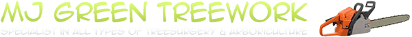 MJ Green Treework Logo